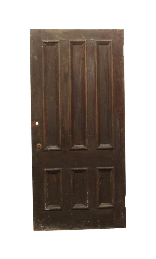Standard Doors - Old 6 Panel Chestnut Privacy Door 89 x 41.75