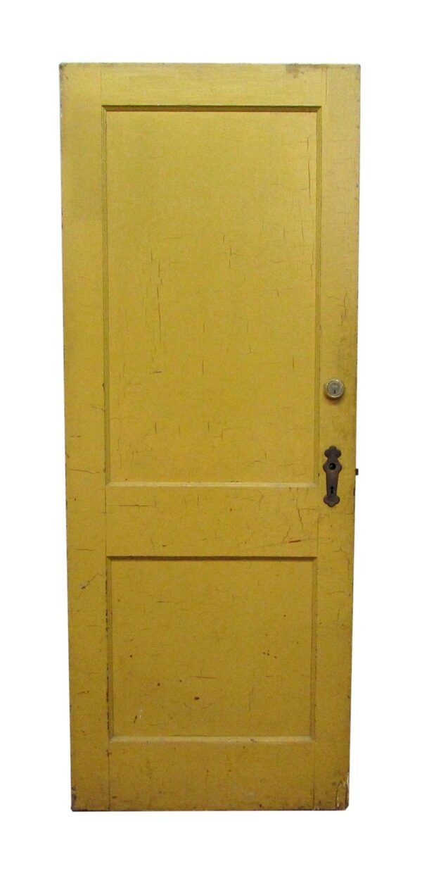 Standard Doors - Two Panel Yellow & White Door