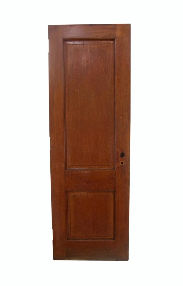 Standard Doors - Vintage 2 Pane Quarter Sawn Oak Passage Door 83.375 x 27.75