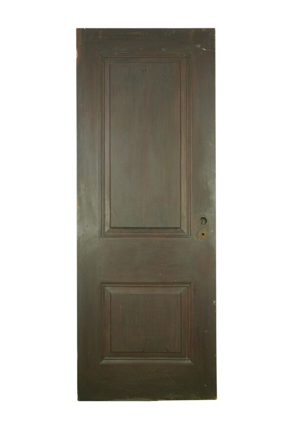 Standard Doors - Vintage 2 Panel Dark Stained Pine Passage Door 81 x 29.625