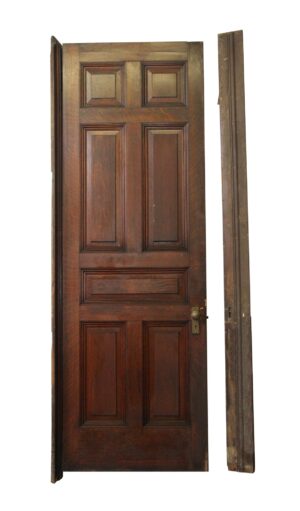 Standard Doors - Vintage 7 Pane Wood Door with Molding 102 x 34