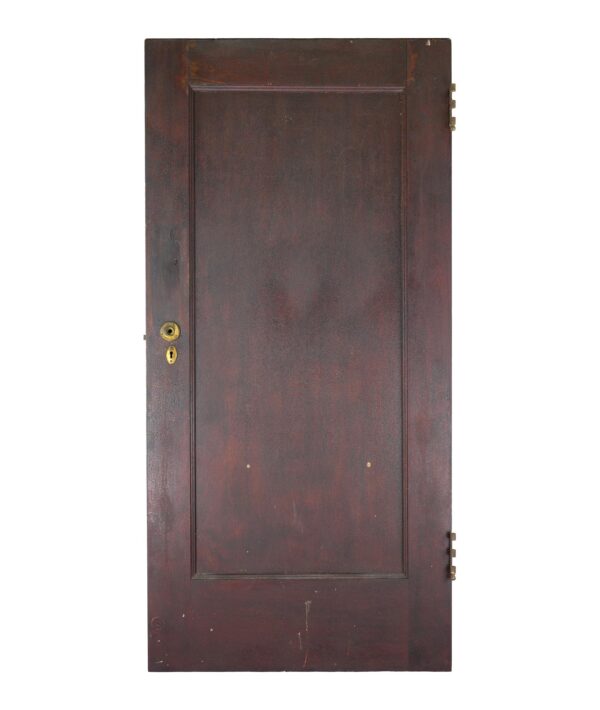 Standard Doors - Vintage Dark Stained Wood 1 Pane Passage Door 64 x 30.875
