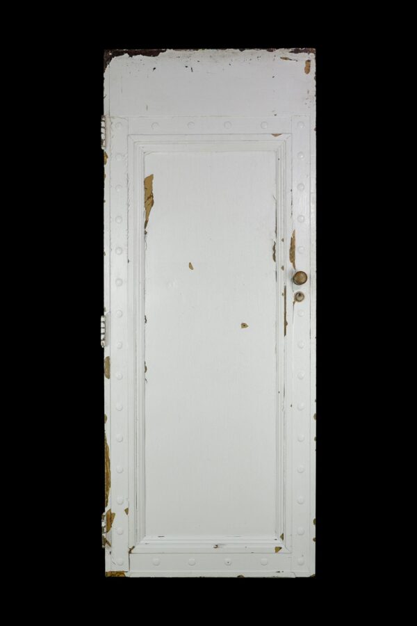 Standard Doors - Vintage Full 1 Pane White Steel Passage Door 89 x 35.625