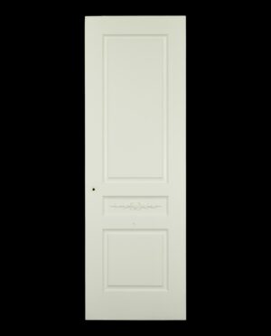 Standard Doors - Well Crafted French 3 Pane White Poplar Swinging Door 84 x 28