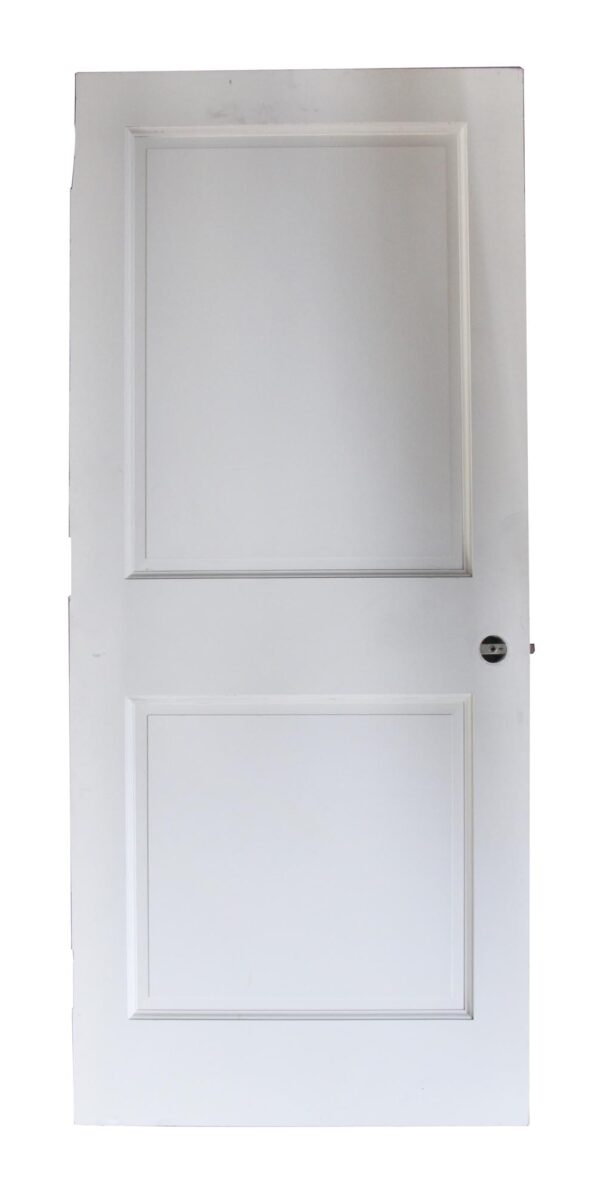 Standard Doors - Wide White Two Panel Door