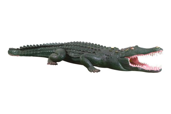 Statues & Fountains - Vintage 10.5 ft Fiberglass Crocodile