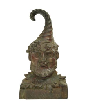 Statues & Sculptures - Cast Iron Figural Gnome Statue