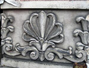 Stone & Terra Cotta - Fleur de Lis Antique Terra Cotta Stone
