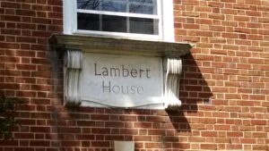 Stone & Terra Cotta - Marble Lambert House Plaque & Corbels