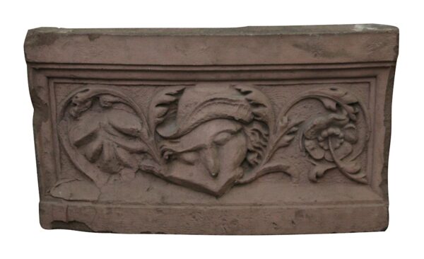 Stone & Terra Cotta - Red Terra Cotta Floral Stone