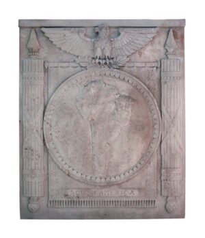 Stone & Terra Cotta - South America Limestone Frieze from Philadelphia Civic Center