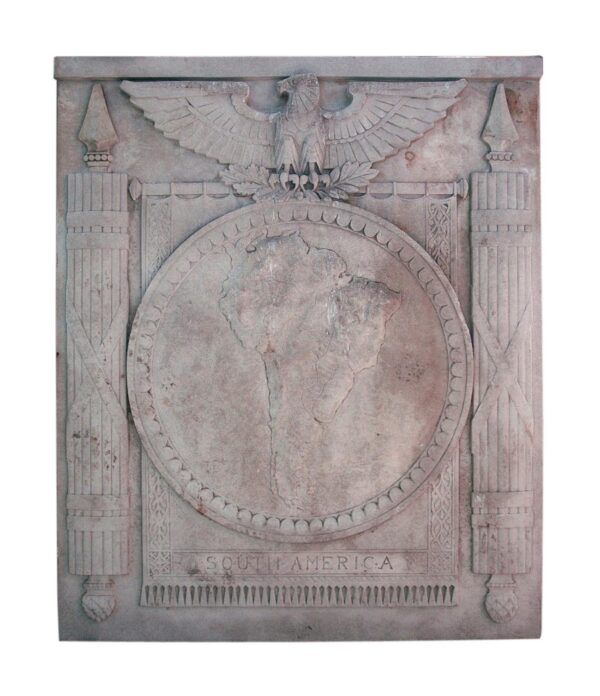 Stone & Terra Cotta - South America Limestone Frieze from Philadelphia Civic Center
