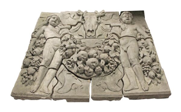 Stone & Terra Cotta - Terra Cotta Figural Frieze Mural Historic Grand Central Station