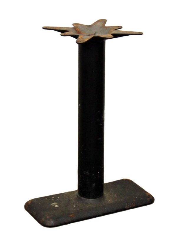 Table Bases - Reclaimed Rectangle Black Table Base