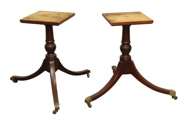 Table Bases - Wooden Table Base on Wheels