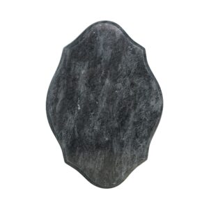 Table Tops - Black & Gray Rounded Edge Marble Tabletop