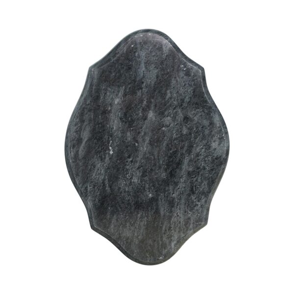 Table Tops - Black & Gray Rounded Edge Marble Tabletop