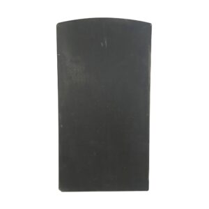 Table Tops - Reclaimed 33.375 in. Round Edge Glass Vitrolite Black Tabletop