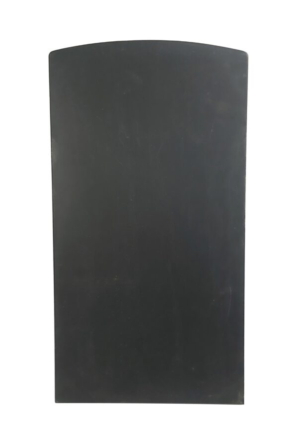 Table Tops - Reclaimed 33.375 in. Rounded Edge Glass Vitrolite Black Tabletop