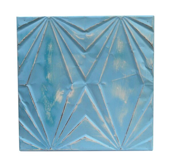 Tin Panels - Light Blue Art Deco Tin Panel