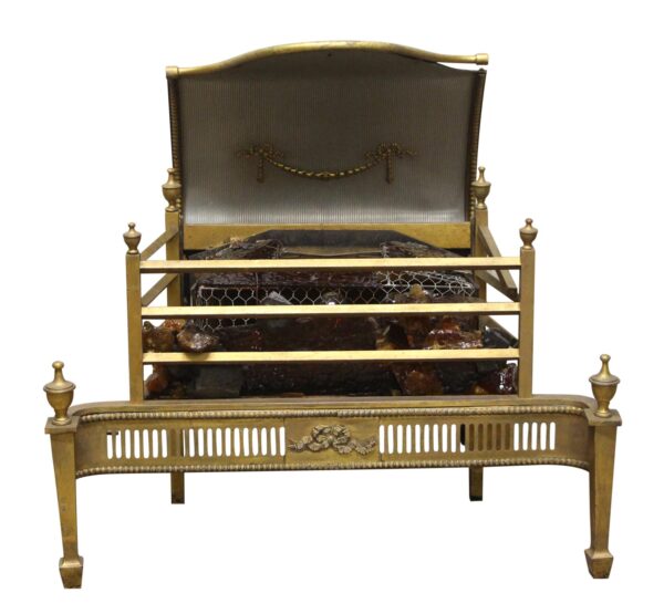 Tool Sets - Regency Fireplace Insert with Amber Glass Charcoal