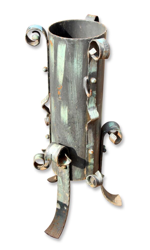 Umbrella Holders - Reclaimed Distressed Wrought Iron Umbrella Stand