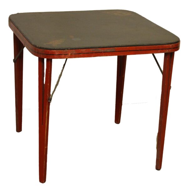 Unique Pieces - Vintage Card Table with Asian Design