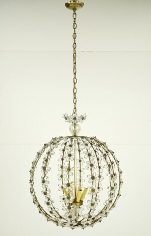 Up Lights - Bagues Style Lilly Glass Ball Pendant Light