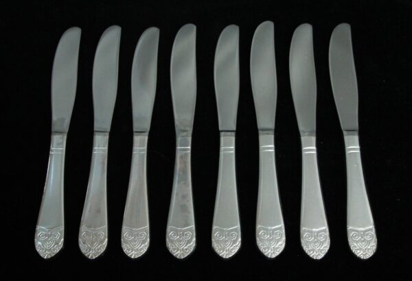 Waldorf Astoria - New Waldorf Astoria Art Deco Butter Knife Flatware 8 Piece Set