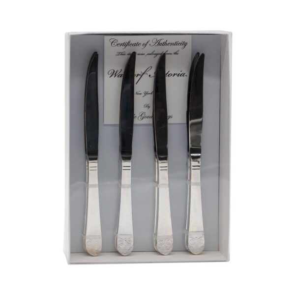 Waldorf Astoria - New Waldorf Astoria Art Deco Steak Knife Flatware Gift Set