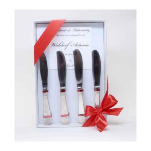 Waldorf Astoria - Waldorf Astoria Art Deco Butter Knife Flatware Gift Set