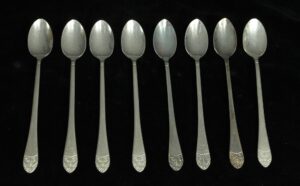Waldorf Astoria - Waldorf Astoria Art Deco Iced Teaspoon Flatware 8 Piece Set