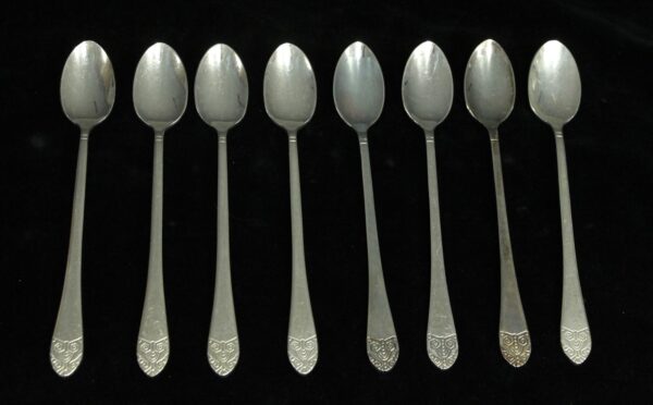 Waldorf Astoria - Waldorf Astoria Art Deco Iced Teaspoon Flatware 8 Piece Set