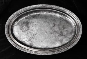 Waldorf Astoria - Waldorf Astoria Art Deco Silver Plated Oval Platter
