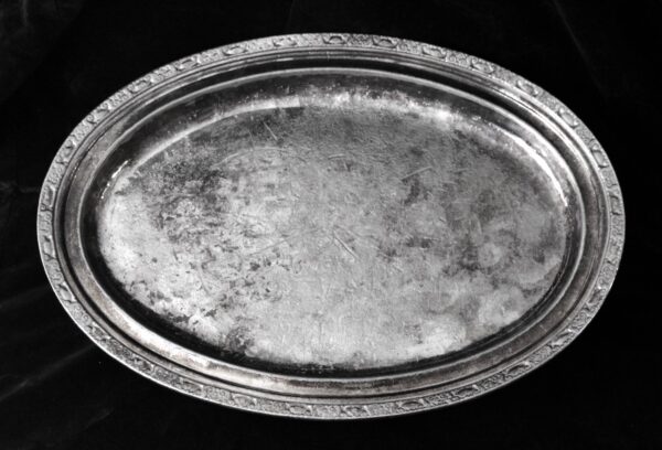 Waldorf Astoria - Waldorf Astoria Art Deco Silver Plated Oval Platter