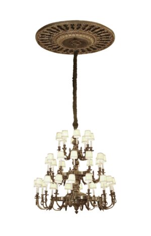 Waldorf Astoria - Waldorf Astoria Bronze 48 in. Conrad Suite Chandelier