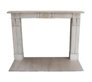 Waldorf Astoria - Waldorf Astoria Carved Statuary Marble English Regency Mantel