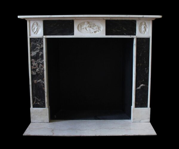 Waldorf Astoria - Waldorf Astoria English Regency Marble Mantel with Cherub Figures