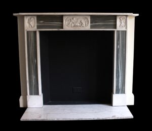 Waldorf Astoria - Waldorf Astoria English Regency Statuary Marble Green Mantel