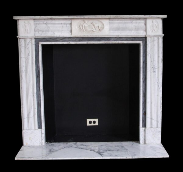Waldorf Astoria - Waldorf Astoria English Regency White Marble Mantel