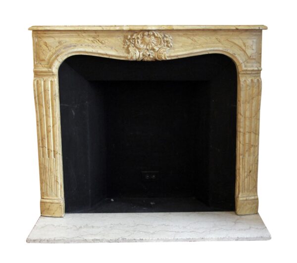Waldorf Astoria - Waldorf Astoria Louis XV Carved Limestone Mantel