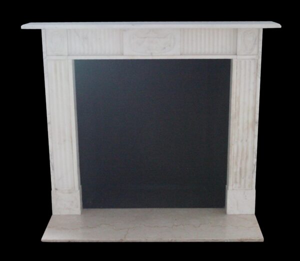 Waldorf Astoria - Waldorf Astoria Petite Georgian Carrara Marble Mantel