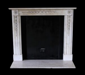 Waldorf Astoria - Waldorf Astoria Petite Regency White Marble Mantel