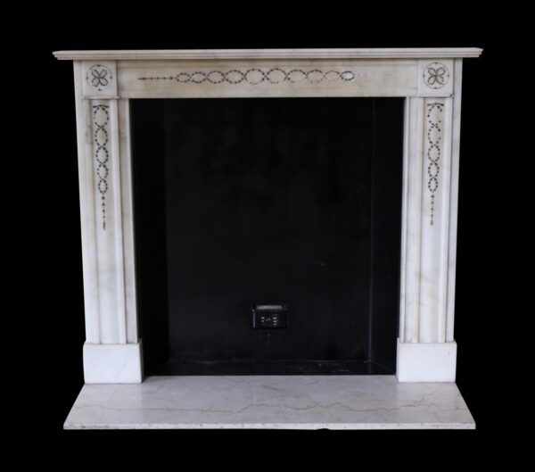 Waldorf Astoria - Waldorf Astoria Petite Regency White Marble Mantel