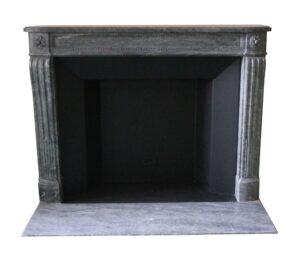 Waldorf Astoria - Waldorf Astoria Regency Gray & White Veined Marble Mantel