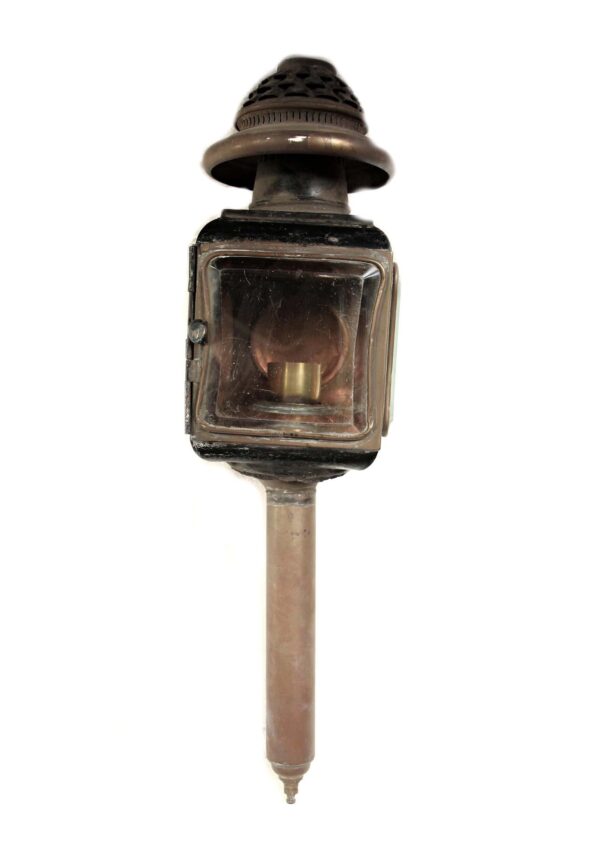 Wall & Ceiling Lanterns - Antique Victorian Beveled Glass Carriage Lantern