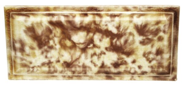 Wall Tiles - Antique Brown & Tan Marbleized Wall Tile 9 x 4