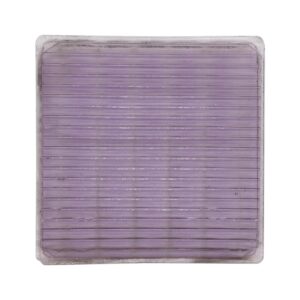 Wall Tiles - Reclaimed 4 in. Square Ribbed Purple Luxfer Glass Tile