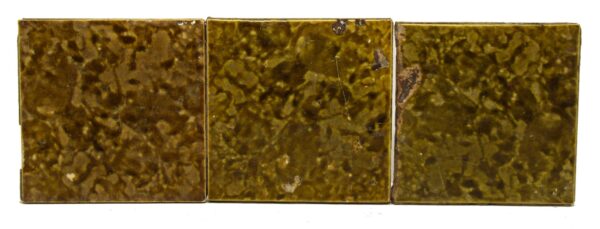 Wall Tiles - Set of Six Green Decorative Tiles