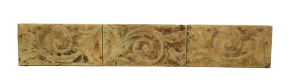 Wall Tiles - Set of Tan Swirly Tiles